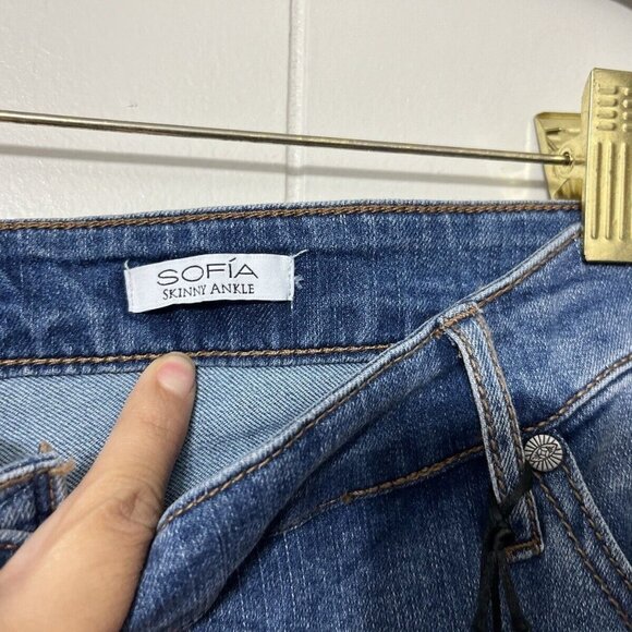 Sofia Vergara Women's Sofia Skinny Ankle Jeans Size 28 NWT - Picture 10 of 12